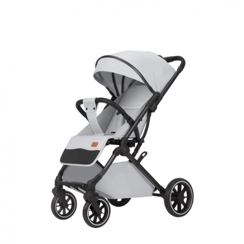 Stroller Can Sit And Lie Down Lightweight Folding Four-wheel Shock Absorber Baby Stroller